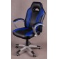 Scaun de gaming Rekas Negru-Albastru